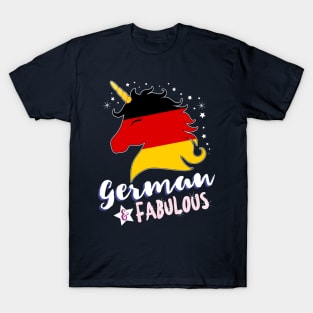 German & Fabulous Unicorn T-Shirt